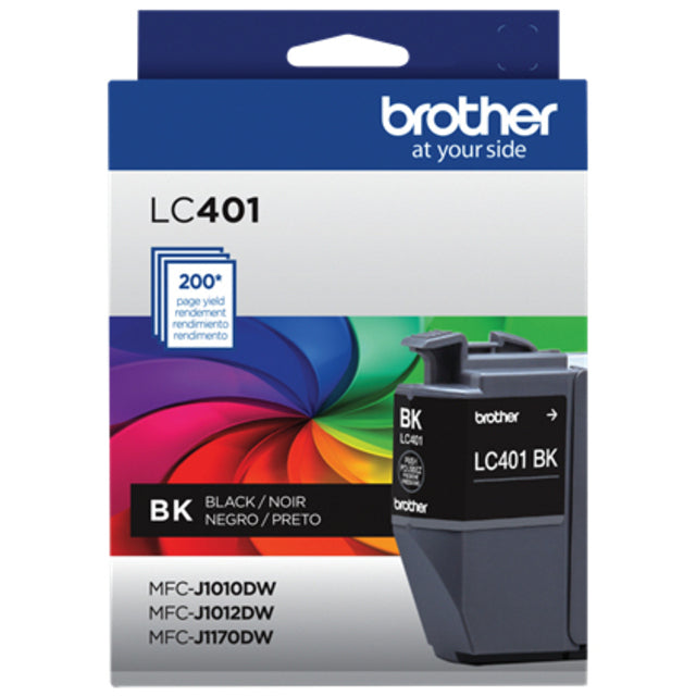 Brother LC401BKS Original Ink Cartridge - Single Pack - Black