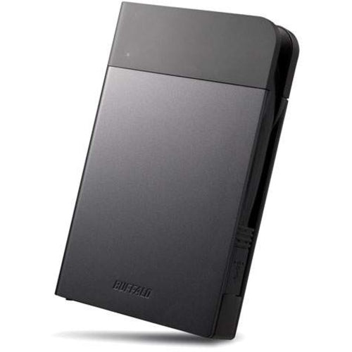 Buffalo MiniStation Extreme NFC USB 3.0 2 TB Rugged Portable Hard Drive (HD-PZN2.0U3B), Black