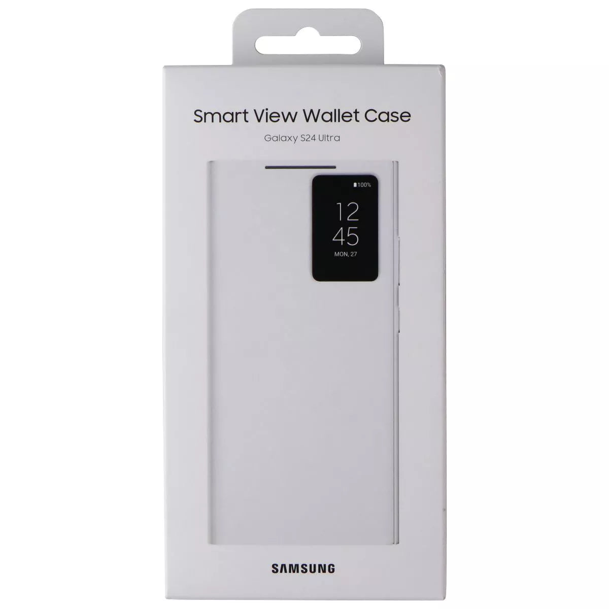 Samsung Smart View Wallet Case For Samsung Galaxy S24 Ultra - White