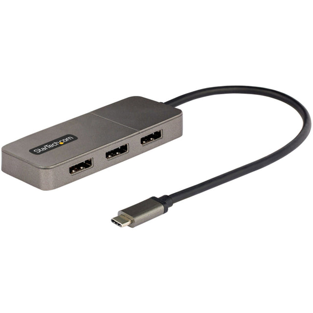 StarTech StarTech.com USB-C To Triple DisplayPort 1.4 MST Hub, 4K 60Hz, 1f