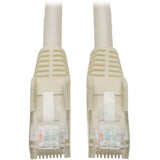 Tripp Lite 7ft Cat6 Patch Cable M/m White Gigabit Molded Snagless Pvc Rj45