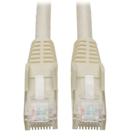 Tripp Lite 7ft Cat6 Patch Cable M/m White Gigabit Molded Snagless Pvc Rj45