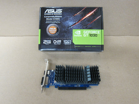 OPEN BOX - ASUS GeForce GT 1030 2GB GDDR5 HDMI DVI Graphics Card (GT1030-2G-CSM) GT 1030 2GB Low Profile Graphic Card