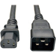 Tripp Lite 3ft PDU Power Cord Cable C13 To C20 Heavy Duty 15A 14AWG 3