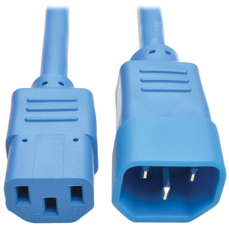 Tripp Lite 6ft Pwr Extension Cord 18awg 10a C14 To C13 Blue Computer Cable