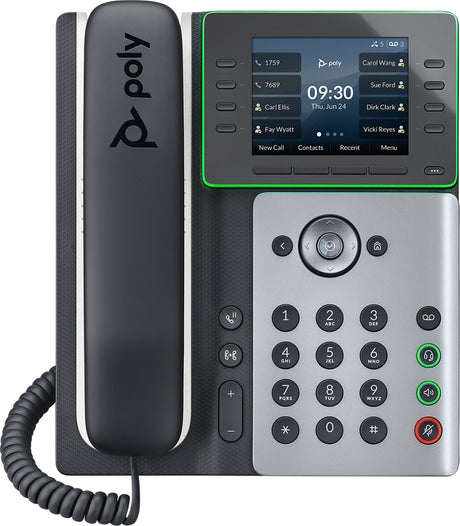 Polycom POLY EDGE E300 IP Phone Grey 8 Lines LCD