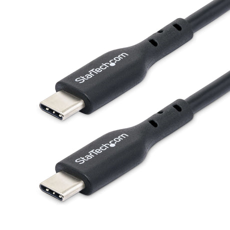 StarTech.com 6ft (1.8m) USB-C Charging Cable 2-Pack, USB C Cable, USB 2.0 Type-C Laptop Charger Cord, 60W 3A Power Delivery, TPE Jacket, USB-C Data Transfer Cable, M/M