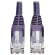 Tripp Lite 14ft Cat6 Patch Cable Mm Purple Gigabit Molded Snagless Pvc Rj45