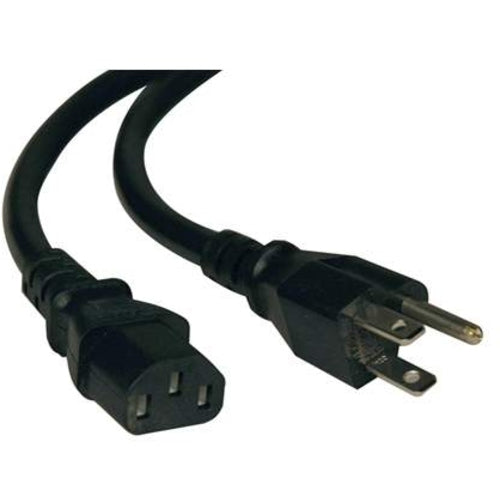 Tripp Lite 10ft Computer Power Cord Cable 5-15P To C13 Heavy Duty 15A 14AWG 10