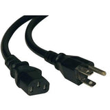 Tripp Lite 10ft Computer Power Cord Cable 5-15P To C13 Heavy Duty 15A 14AWG 10