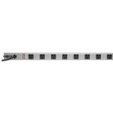 Tripp Lite Power Strip 120V Right Angle 5-15R 8 Outlet 15' Cord 24 Length - PS2408RA