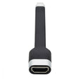 Tripp Lite USB-C To HDMI Flat Adapter Cable, M/F, Black, 5 In U444-F5N-HDR