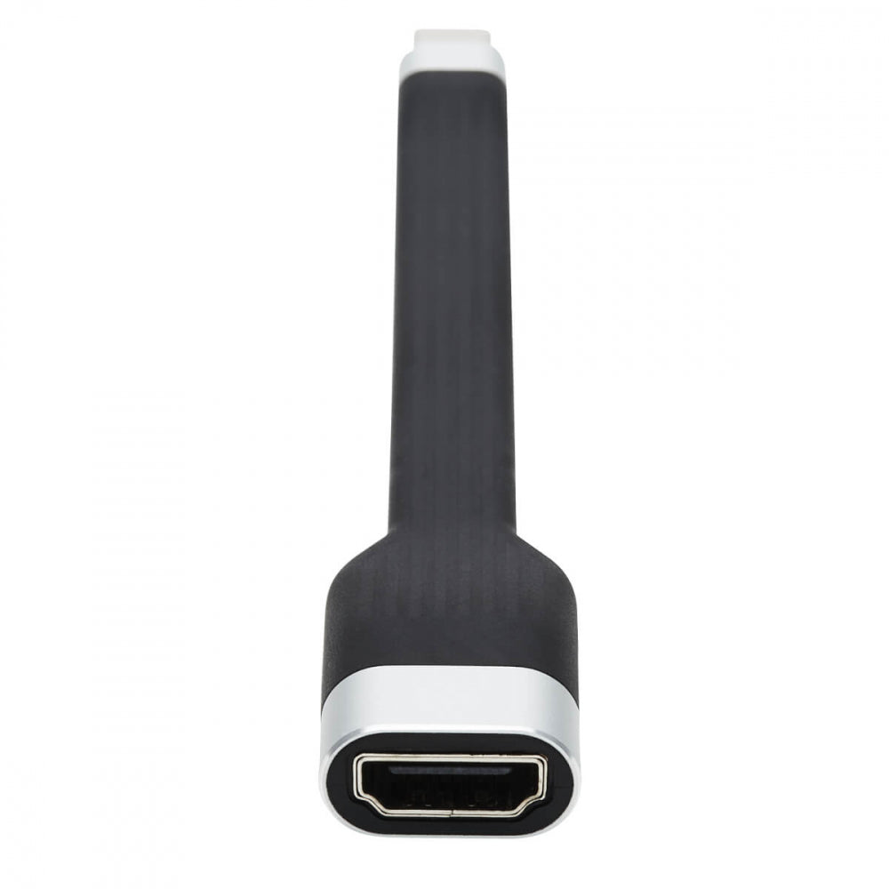 Tripp Lite USB-C To HDMI Flat Adapter Cable, M/F, Black, 5 In U444-F5N-HDR