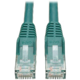 Tripp Lite 6ft Cat6 Patch Cable M/m Green Gigabit Molded Snagless Pvc Rj45