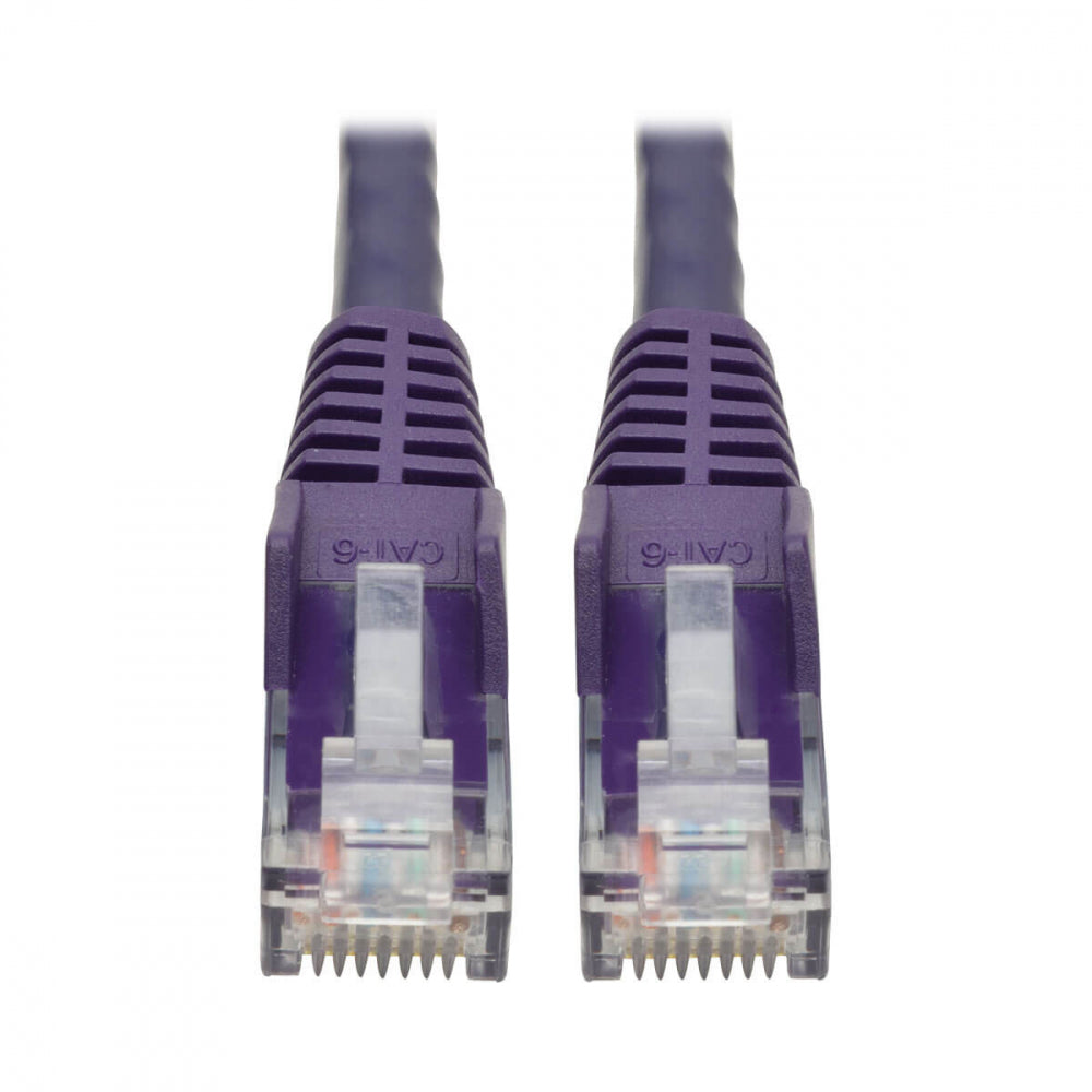 Tripp Lite 20ft Cat6 Gigabit Snagless Molded Patch Cable RJ45 M/M Purple 20