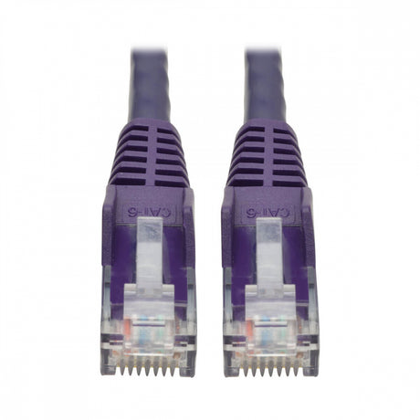 Tripp Lite 20ft Cat6 Gigabit Snagless Molded Patch Cable RJ45 M/M Purple 20