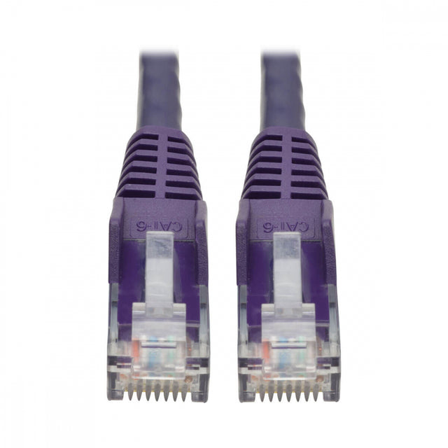 Tripp Lite 20ft Cat6 Gigabit Snagless Molded Patch Cable RJ45 M/M Purple 20