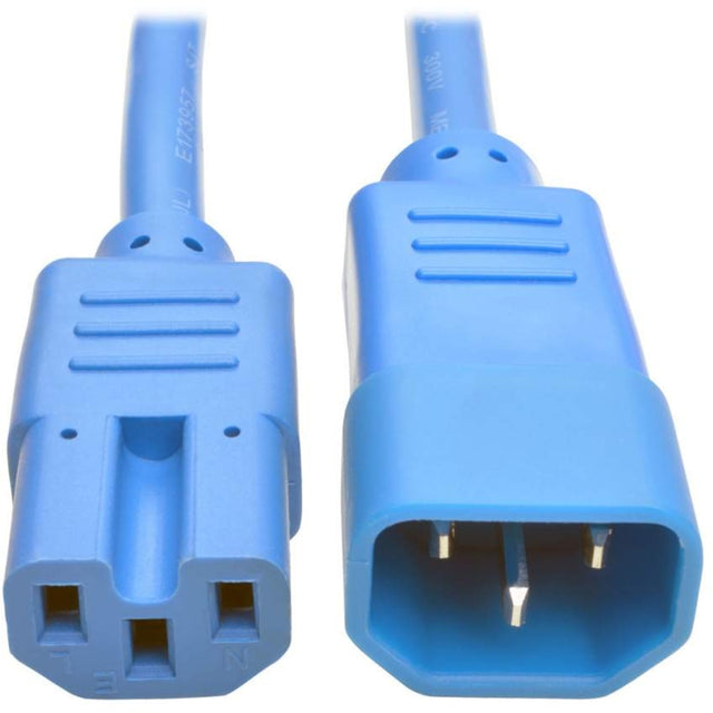 Tripp Lite 6ft Heavy Duty Power Cord C14 C15 Blue (P018006ABL)