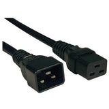 Tripp Lite 6ft Power Cord Extension Cable C19 To C20 Heavy Duty 20A 12AWG 6