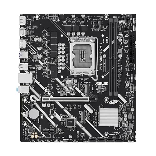 ASUS Prime H810M-E-CSM Intel® H810 mATX Commercial CSM Motherboard, LGA 1851, DDR5, PCIe 4.0, M.2, 1G LAN, HDMI, USB 3.2, AI PC-Ready, ASUS Control Center Express Support for SMB & IT Deployments