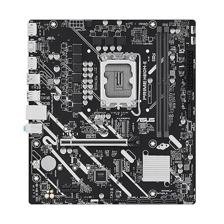 ASUS Prime H810M-E-CSM Intel® H810 mATX Commercial CSM Motherboard, LGA 1851, DDR5, PCIe 4.0, M.2, 1G LAN, HDMI, USB 3.2, AI PC-Ready, ASUS Control Center Express Support for SMB & IT Deployments