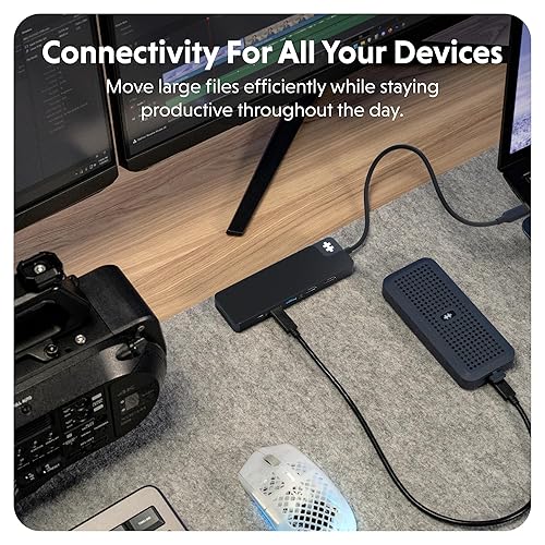 HyperDrive Flex 9 Port Dual 4K HDMI Dock - Black 9 Port Dual 4K Black