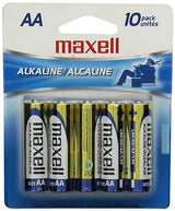 Maxell Alkaline Batteries - AA 10Pk BP