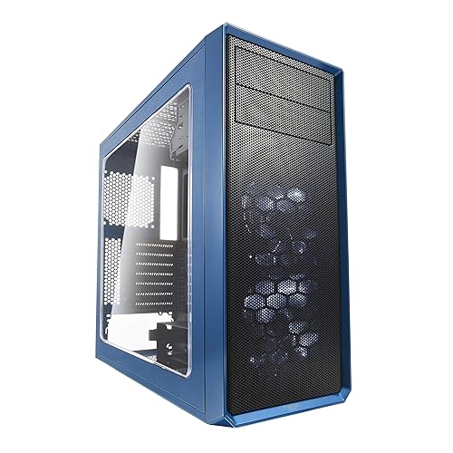 Fractal Design FD-CA-Focus-BU-W Focus G ATX Mid Tower Computer Case Petrol Blue Petrol-Blue