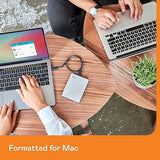 WD 5TB My Passport Ultra for Mac Silver Portable External Hard Drive, USB-C - WDBPMV0050BSL-WESN Silver 5TB Mac