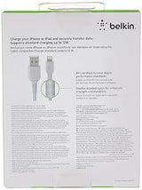 Belkin iPhone Charging Cable (Braided Lightning Cable Tested to Withstand 1000+ Bends) Lightning to USB Cable, MFi-Certified iPhone Charging Cord (3ft/1m, White) (CAA002bt1MWH) Braided 3.3 FT White