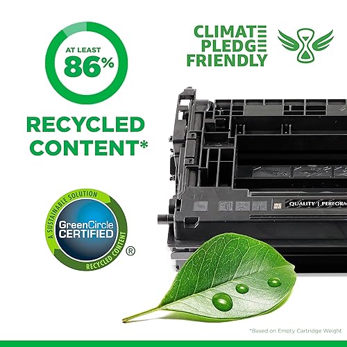 Clover Remanufactured Toner Cartridge Replacement for Lexmark X203/X204 | Black