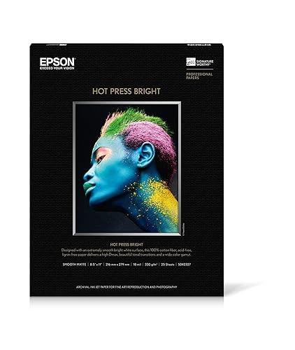 Epson Hot Press Bright Fine Art Paper