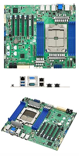 Tyan S8050GM2NE Server Motherboard, 1 SP5 Socket for AMD EPYC 9004 CPU up to 400W TDP, 12x10.5 Dimensions, 8 DDR5-4800 DIMM Slots, Up to 12 SATA Ports, 5 PCIe 5.0 x16 Slots