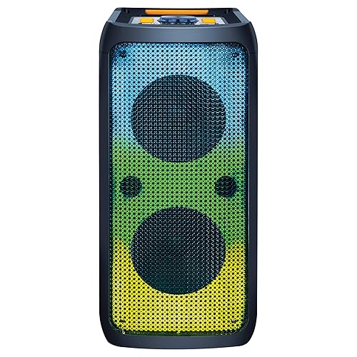 Supersonic 2X 8 Inch Portable Bluetooth Speaker with True Wireless Technology