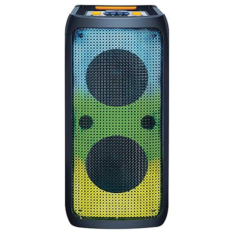 Supersonic 2X 8 Inch Portable Bluetooth Speaker with True Wireless Technology