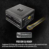 Thermaltake Toughpower GF A3 750W, True 300W 12VHPWR Connectors on PSU & NVIDIA RTX 40 Series, ATX 3.0/PCI-E 5.0, 80+ Gold, SLI/Crossfire Ready Power Supply, PS-TPD-0750FNFAGU-L, 10 Year Warranty Black 750W Gold (ATX 3.0)