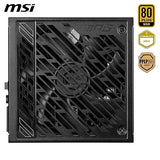 MSI MPG A1250GS PCIE5, 80 Plus Gold Full Modular 1250W Power Supply, 12V-2x6 Cable, ATX 3.1 & PCIE 5.1 Ready