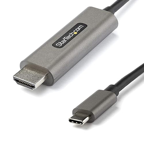 StarTech.com 13ft (4m) USB C to HDMI Cable 4K 60Hz w/ HDR10 - Ultra HD USB Type-C to 4K HDMI 2.0b Video Adapter Cable - USB-C to HDMI HDR Monitor/Display Converter - DP 1.4 Alt Mode HBR3 (CDP2HDMM4MH) 13 ft / 4 m
