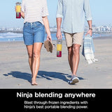 Ninja Blast Portable Blender, Cordless, 16oz. Vessel, Personal Blender for Shakes & Smoothies, BPA Free, Leakproof Lid & Sip Spout, USB-C Rechargeable, Dishwasher Safe Parts, Cranberry, BC100CRC Red