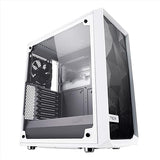 Fractal Design Meshify C - Compact Mid Tower Computer Case - Airflow/Cooling, Modular Interior - Cooling, Tempered Glass Black TG