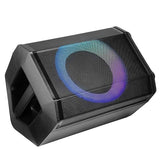 Supersonic IQ Sound IQ-6708DJBT Portable Bluetooth Speaker- Unleash Powerful Sound, Dazzling Light Show, Tiltable Audio Enhancement, USB/SD/AUX Input, TWS, and FM Radio (8 inch)