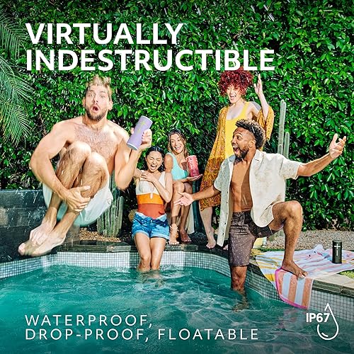 Ultimate Ears Boom 4 Portable Waterproof Bluetooth Speaker with 360-Degree, Bold, Immersive, Crystal-Clear Sound, Floating Speaker with 15-Hour Battery and 147ft (45m) Range - Blue