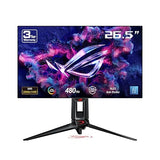 ASUS ROG Swift OLED 27” 1440P Gaming Monitor (PG27AQDP) - WOLED, QHD, 480Hz, 0.03ms, G-SYNC Compatible, Custom Heatsink, AI Assistant, DisplayHDR400 True Black, 99% DCI-P3, True 10-bit, DisplayWidget