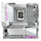 GIGABYTE B860M AORUS Elite WIFI6E ICE Intel Core Ultra (Series 2) LGA 1851 Motherboard, mATX, DDR5, 3X M.2, PCIe 5.0, USB-C, WIFI6E, 2.5GbE LAN, EZ-Latch