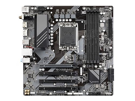 GIGABYTE B760M C (LGA 1700/ Intel/ B760/ Micro ATX/ DDR5/ M.2/ PCIe 4.0/ USB 3.2 Gen 2 Type-C/Realtek Wi-Fi 1GbE LAN/Q-Flash Plus/PCIe EZ-Latch/Motherboard)