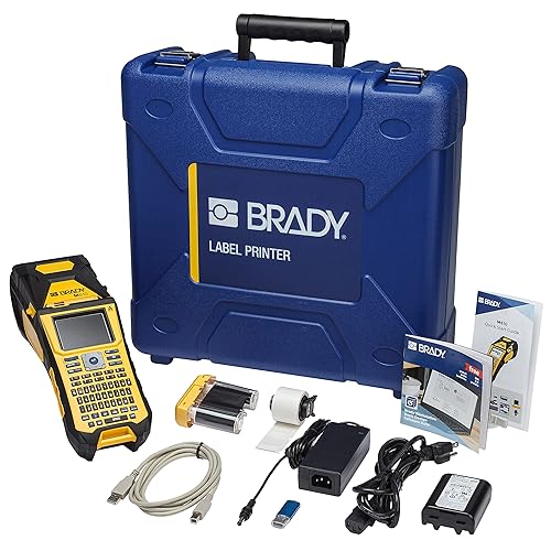 Brady M610 Handheld Label Maker with Hard Case (M610-KIT). Durability Meets The widest Range of Data Entry Options. Replaces BMP61