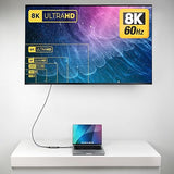 StarTech.com USB-C to HDMI Adapter, 8K 60Hz / 4K 120Hz, Thunderbolt / USB4 Compatible, USB C to HDMI 2.1 Converter