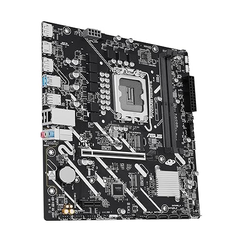 ASUS Prime H810M-E-CSM Intel® H810 mATX Commercial CSM Motherboard, LGA 1851, DDR5, PCIe 4.0, M.2, 1G LAN, HDMI, USB 3.2, AI PC-Ready, ASUS Control Center Express Support for SMB & IT Deployments