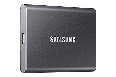 Samsung MU-PC500T/AM T7 500GB External USB 3.2 Gen 2 Portable Solid State Drive Hardware Encryption, Titan Gray