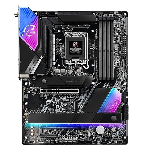 ASRock Intel Core Ultra Z890 Lightning WiFi 7 Phantom Gaming 9066 MHz DDR5 256 GB ATX Motherboard M.2 LGA1851RL-ILM